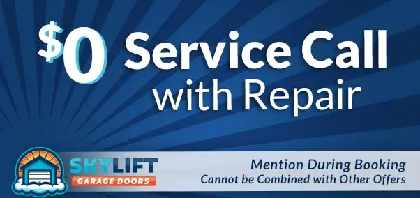 $0 service call with repair skylift