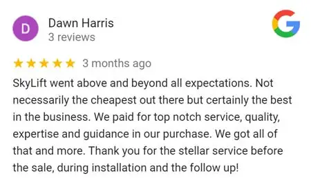 five star review - skylift garage doors